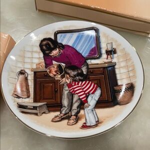 Avon “Special Memories”  Plate “A New Tooth” & Commemorates Mother’s  Day 1986